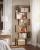 VASAGLE Biblioteca, raft cu 6 unitati de depozitare, pentru living, din lemn, 24x190x70cm, maro rustic Household NewTrend