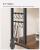 VASAGLE Raft de bucatarie cu spatiu pentru cuptorul cu microunde, 6 rafturi, otel, industrial, 40x80x167cm, maro retro si negru Household NewTrend