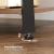 VASAGLE Cuier de haine cu 3 rafturi, suport cu carlige, din otel, 43x43x180 cm, stil industrial, maro rustic si negru Household NewTrend