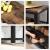VASAGLE Raft pentru pantofi cu 2 polite, 73x30x45cm, otel, stil industrial, maro rustic si negru Household NewTrend