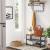 VASAGLE Raft pentru pantofi cu 2 polite, 73x30x45cm, otel, stil industrial, maro rustic si negru Household NewTrend