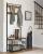 VASAGLE Cuier pentru haine cu banc de depozitare a pantofilor, cadru din otel, 32x70x177cm, industrial, maro rustic si negru Household NewTrend