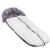 Sac iarna de bebelusi pentru carucior, marime universala, cu gluga, 90x45cm, gri Household NewTrend