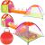 Loc de joaca 3 in 1 pentru copii, multifunctional, casuta, tunel si cort, 385x120x115cm, multicolor Household NewTrend