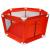 Tarc loc de joaca pentru copii sau bebe, material textil, rosu, 130x60cm Household NewTrend