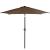 Umbrela terasa gradina, cu manivela si inclinare, GU23, diametru 260cm, maro Household NewTrend