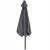 Umbrela terasa gradina, cu manivela si inclinare, GU21, diametru 260cm, gri antracit Household NewTrend