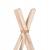 Cort copii Sersimo stil indian Teepee Tent cu fereastra, covoras gros si 2 perne, alb albastru inchis cu stelute Household NewTrend
