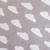 Cort copii Sersimo stil indian Teepee Tent cu fereastra, covoras gros si 2 perne, alb gri cu norisori Household NewTrend