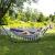 Hamac doua persoane cu franjuri si 2 perne, 200kg, 200×150 cm, gri inchis Household NewTrend