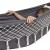 Hamac doua persoane cu franjuri si 2 perne, 200kg, 200×150 cm, gri inchis Household NewTrend