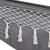 Hamac doua persoane cu franjuri si 2 perne, 200kg, 200×150 cm, gri inchis Household NewTrend