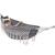 Hamac doua persoane cu franjuri si 2 perne, 200kg, 200×150 cm, gri inchis Household NewTrend
