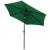 Umbrela terasa gradina, cu manivela si inclinare, diametru 250cm, Verde Household NewTrend