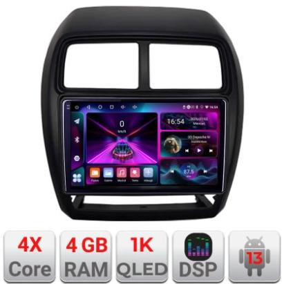 Navigatie Mitsubishi ASX 2017-2021 model facelift Android radio gps internet 4+64 InCell Display 1K Kit-026-facelift+EDT-E209-RK CarStore Technology