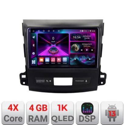 Navigatie Mitsubishi Outlander 2010 A-056  4+64 InCell Display 1K Android Waze USB Navigatie Internet Youtube Radio CarStore Technology