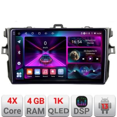 Navigatie Toyota Corolla A-063  4+64 InCell Display 1K Android Waze USB Navigatie Internet Youtube Radio CarStore Technology