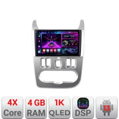 Navigatie Dacia Duster 2010-2012 A-099  4+64 InCell Display 1K Android Waze USB Navigatie Internet Youtube Radio CarStore Technology