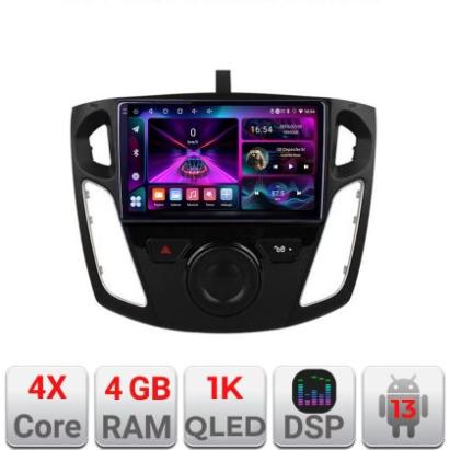 Navigatie Ford Focus 3 A-150  4+64 InCell Display 1K Android Waze USB Navigatie Internet Youtube Radio CarStore Technology