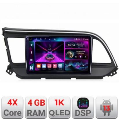 Navigatie Hyundai Elantra 2018- A-1581  4+64 InCell Display 1K Android Waze USB Navigatie Internet Youtube Radio CarStore Technology