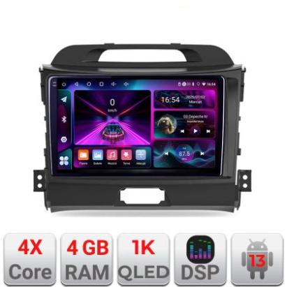 Navigatie Kia Sportage 2010- A-325  4+64 InCell Display 1K Android Waze USB Navigatie Internet Youtube Radio CarStore Technology