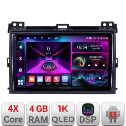 Navigatie Toyota Prado 2007- A-456  4+64 InCell Display 1K Android Waze USB Navigatie Internet Youtube Radio CarStore Technology