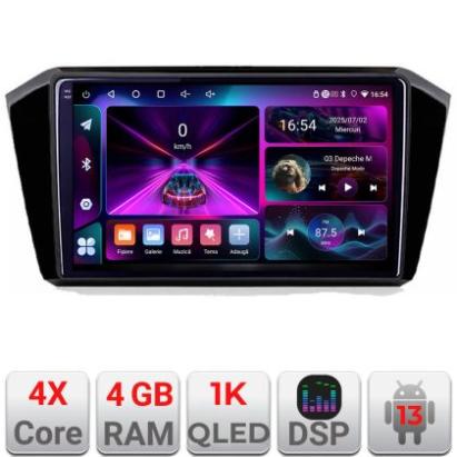 Navigatie VW Passat 2015- A-518  4+64 InCell Display 1K Android Waze USB Navigatie Internet Youtube Radio CarStore Technology