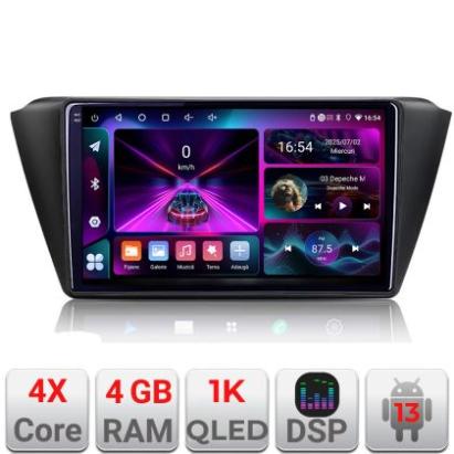 Navigatie Skoda Fabia 2015- A-541  4+64 InCell Display 1K Android Waze USB Navigatie Internet Youtube Radio CarStore Technology