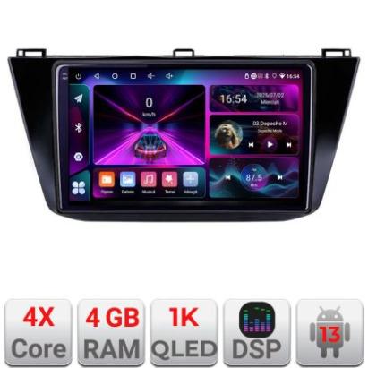 Navigatie VW Tiguan 2016- A-5883  4+64 InCell Display 1K Android Waze USB Navigatie Internet Youtube Radio CarStore Technology