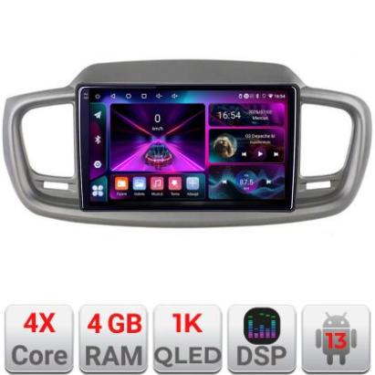 Navigatie Kia Sorento 2015-2018 A-6528  4+64 InCell Display 1K Android Waze USB Navigatie Internet Youtube Radio CarStore Technology