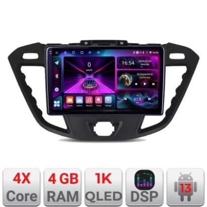 Navigatie Ford Transit Quad Core A-845  4+64 InCell Display 1K Android Waze USB Navigatie Internet Youtube Radio CarStore Technology