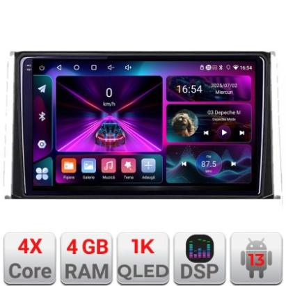 Navigatie Toyota Auris 2017- A-AURIS  4+64 InCell Display 1K Android Waze USB Navigatie Internet Youtube Radio CarStore Technology