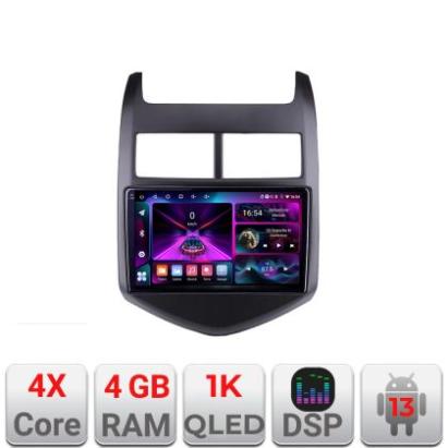 Navigatie Chevrolet Aveo 2010-2013 A-AVEO10  4+64 InCell Display 1K Android Waze USB Navigatie Internet Youtube Radio CarStore Technology