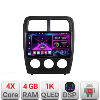 Navigatie Dodge Caliber 2010-2012 A-CALIBER  4+64 InCell Display 1K Android Waze USB Navigatie Internet Youtube Radio CarStore Technology