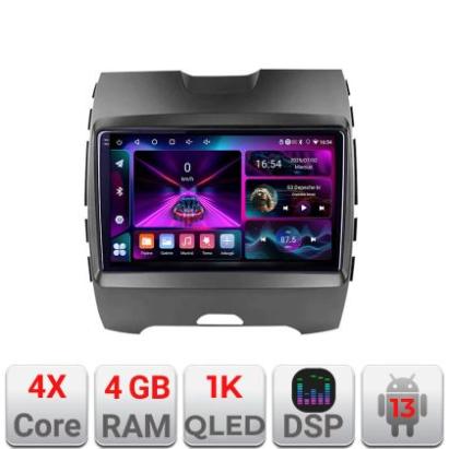 Navigatie Ford Edge 2015-2021 Highline A-edge-high  4+64 InCell Display 1K Android Waze USB Navigatie Internet Youtube Radio CarStore Technology