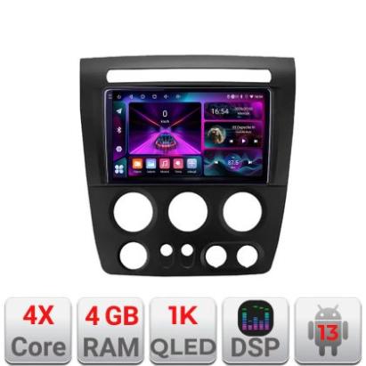 Navigatie Hummer H3  4+64 InCell Display 1K Quad Core Android Waze USB Navigatie Internet Youtube Radio Kit-h3+EDT-E209-RK CarStore Technology