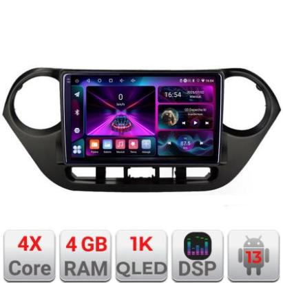 Navigatie Hyundai I10 2013-2019 A-HY38  4+64 InCell Display 1K Android Waze USB Navigatie Internet Youtube Radio CarStore Technology