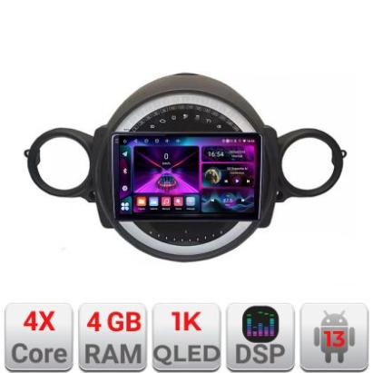 Navigatie Mini 2007-2011  4+64 InCell Display 1K Android Waze USB Navigatie Internet Youtube Radio Kit-mini-01+EDT-E209-RK CarStore Technology