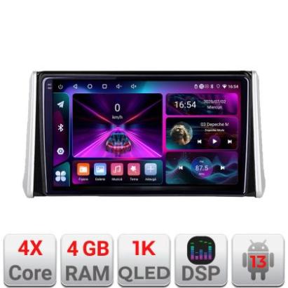 Navigatie Toyota RAV4 2018  4+64 InCell Display 1K Android Waze USB Navigatie Internet Youtube Radio CarStore Technology