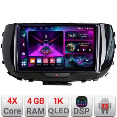 Navigatie Kia Soul 2020- A-soul  4+64 InCell Display 1K Android Waze USB Navigatie Internet Youtube Radio CarStore Technology