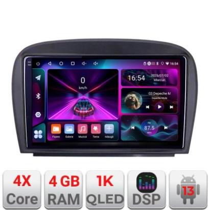 Navigatie Mercedes SL W230 2004-2011 A-W230  4+64 InCell Display 1K Android Waze USB Navigatie Internet Youtube Radio CarStore Technology