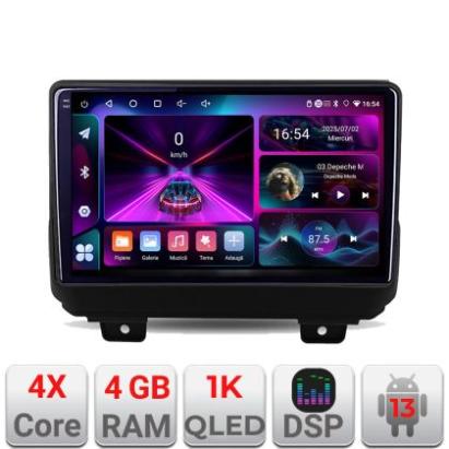 Navigatie Jeep Wrangler 2018- A-WRANGLER  4+64 InCell Display 1K Android Waze USB Navigatie Internet Youtube Radio CarStore Technology