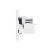Priza Schuko + Ingusta + Dubla USB + TV + Internet cu Rama Din Sticla LUXION, Standard Italian, 6M SmartElectro IntelligentHouse