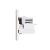 Priza Schuko + Ingusta + Dubla USB + TV + Internet cu Rama Din Sticla LUXION, Standard Italian, 6M SmartElectro IntelligentHouse