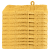 Prosoape de baie 10 pcs Auriu 15 x 21 cm Bumbac GartenMobel Dekor