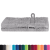 Prosoape de baie 2 pcs Gri 15 x 21 cm Bumbac GartenMobel Dekor