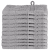 Prosoape de baie 10 pcs Gri 15 x 21 cm Bumbac GartenMobel Dekor