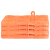 Prosoape de baie 4 pcs Portocaliu 15 x 21 cm Bumbac GartenMobel Dekor