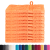 Prosoape de baie 10 pcs Portocaliu 15 x 21 cm Bumbac GartenMobel Dekor