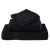 Prosoape de baie 2 pcs Negru 15 x 21 cm Bumbac GartenMobel Dekor